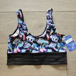 Freedom Rave Wear Mystic Mushroom Sporty Top